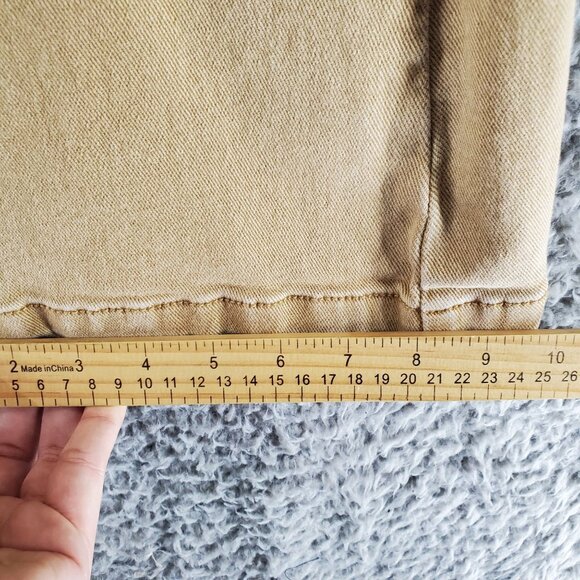 Risen Jeans Womens 13/31 Tan Brown Stretch Denim Flared - Picture 8 of 10